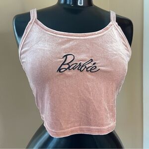 3/$15 Barbie logo Shein velvet tank top